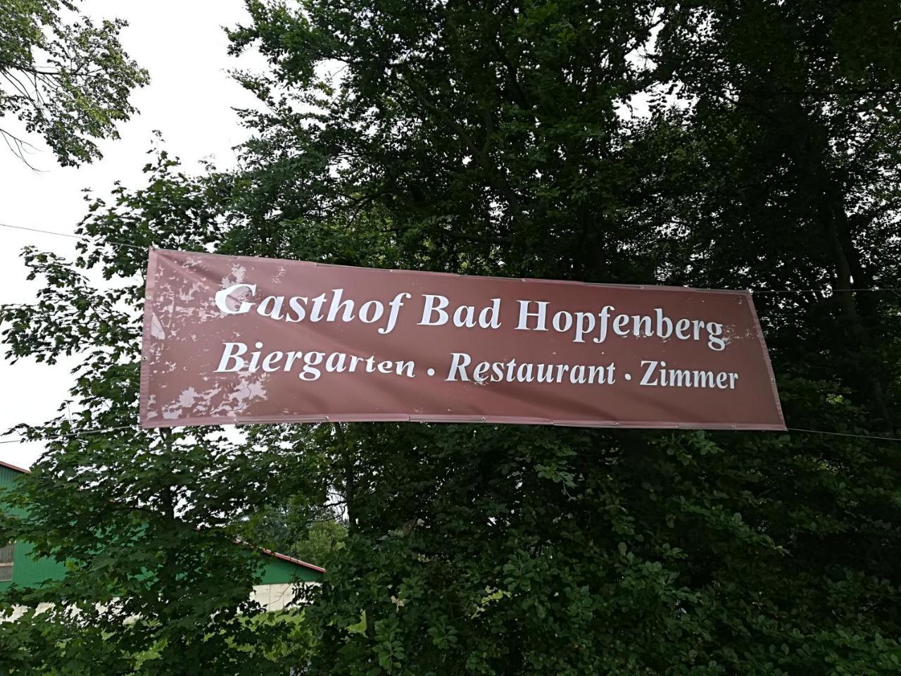 Gasthof Bad Hopfenberg Petershagen Eksteriør billede